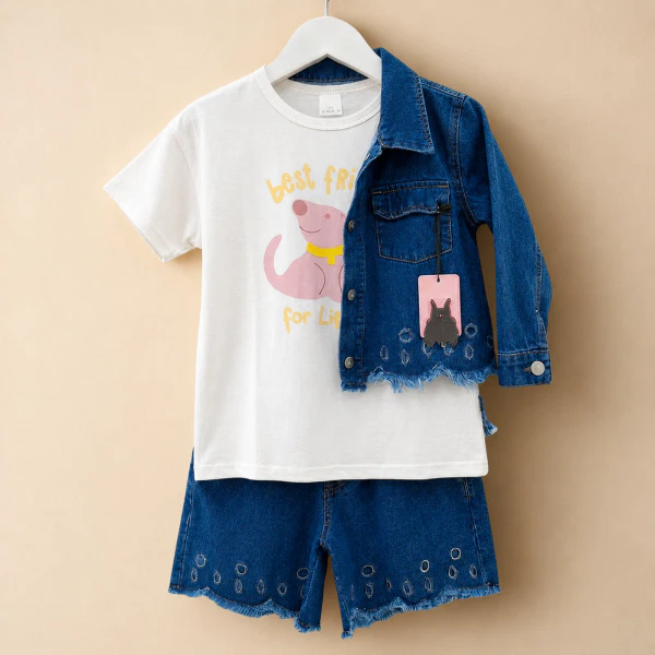 Joy baby conjunto 3 prendas niña petfriendc2516 - Imagen 4