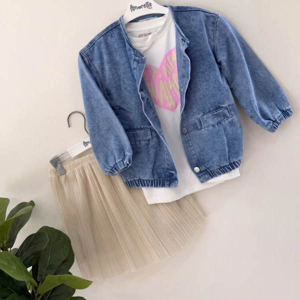 Joy baby conjunto 3 prendas niña falda plieguesc2509